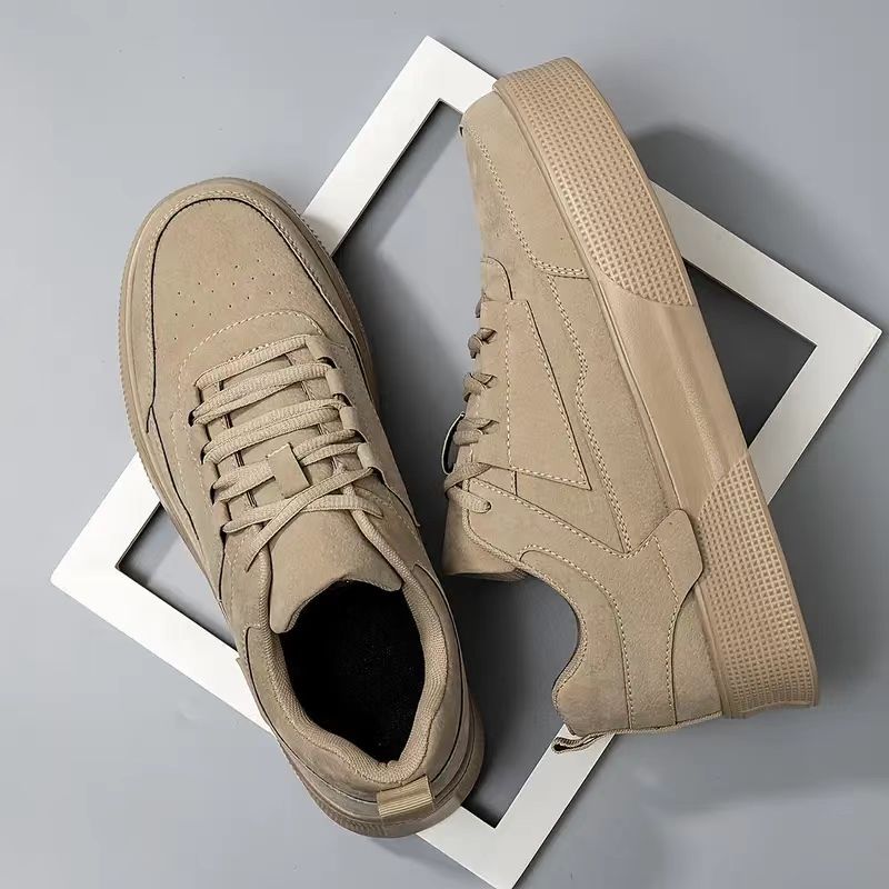 Chaussures casual unies à lacets et antidérapantes pour hommes detail 10