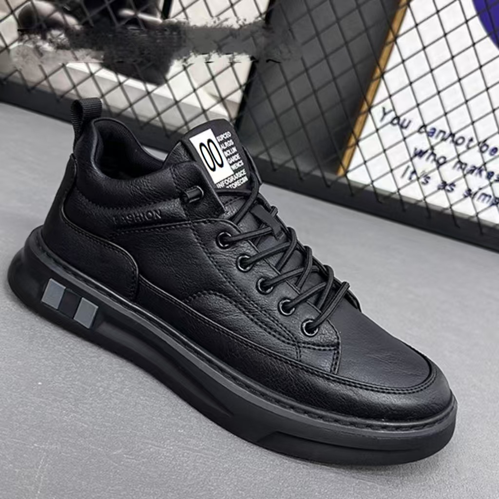 Rutschfeste Herren-Freizeitschuhe zum Schnüren, Mid-Top detail 13