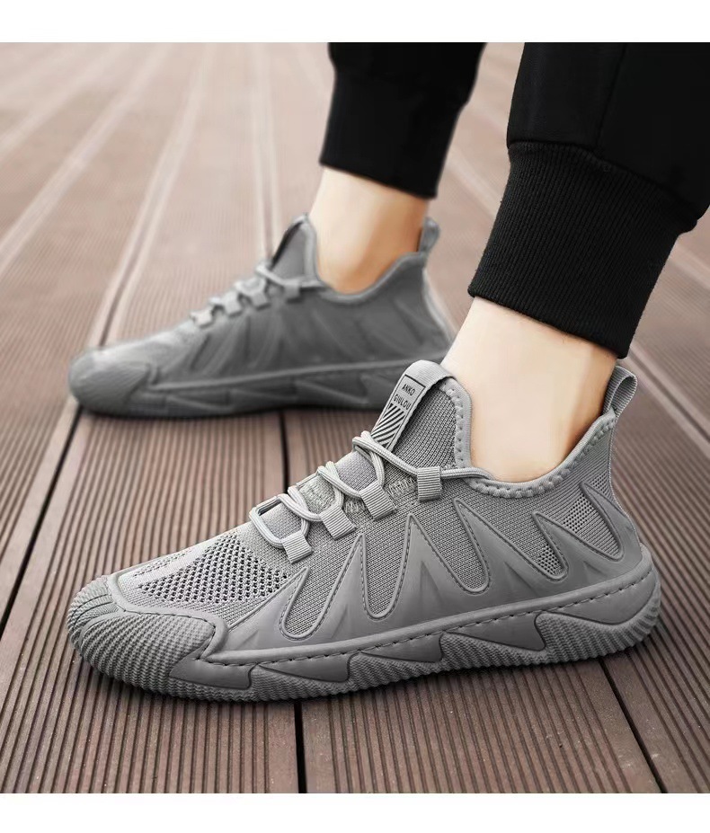 Men's Breathable Lightweight Lace-Up Casual Shoes detail 5