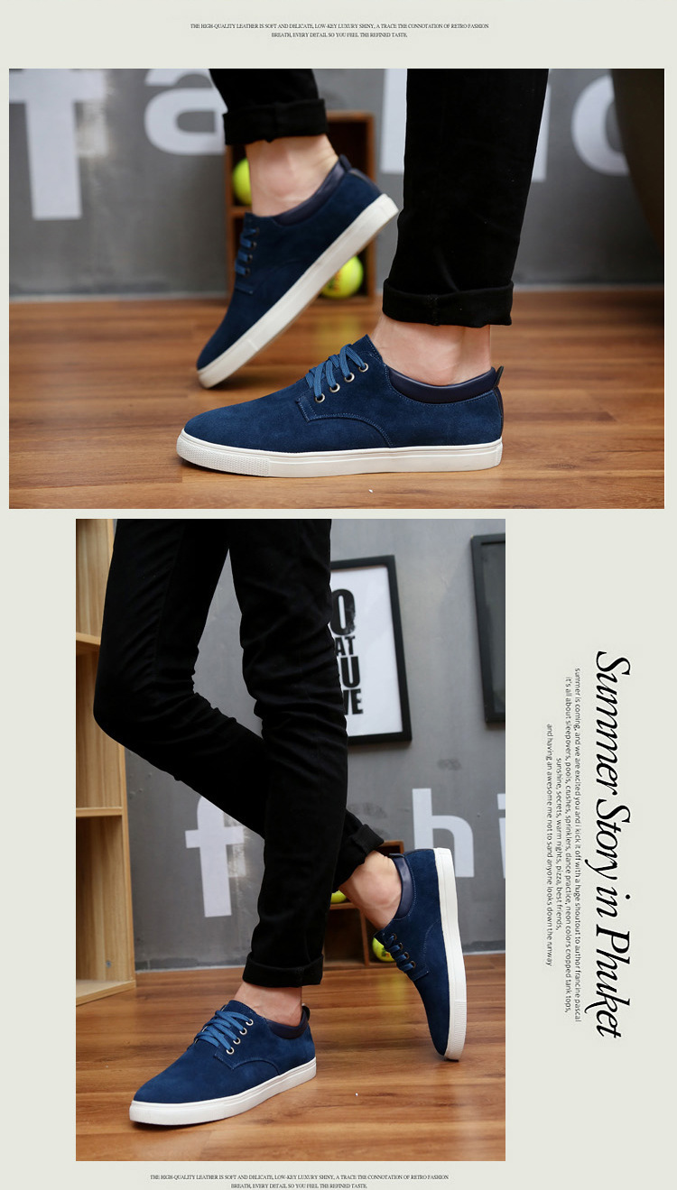 Rauleder-Schnürschuhe für Herren – Rutschfeste Freizeitschuhe detail 6