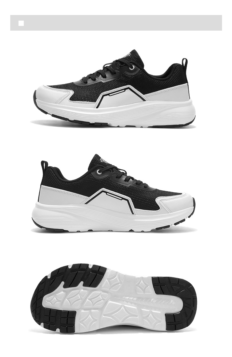 Atmungsaktive, leichte Herren-Sneaker mit Schnürung – Freizeitschuhe detail 12