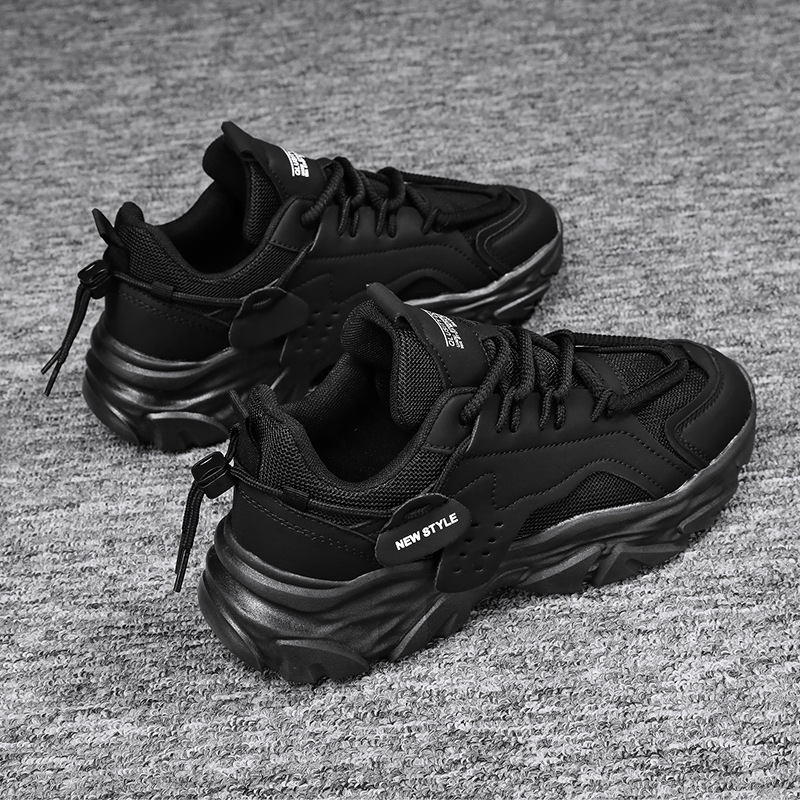 Baskets casual respirantes pour homme avec semelle plateforme 5