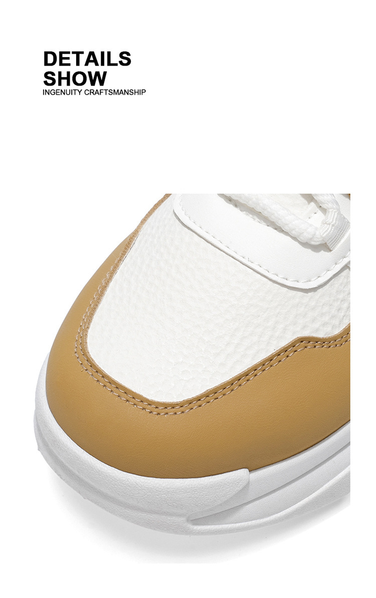 Baskets à plateforme amortissante pour homme avec design color-block detail 2