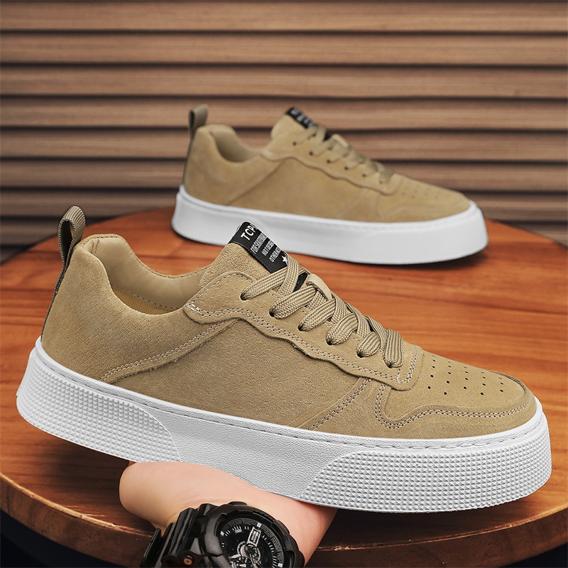 Chaussures de skate à plateforme respirantes à lacets pour homme 4
