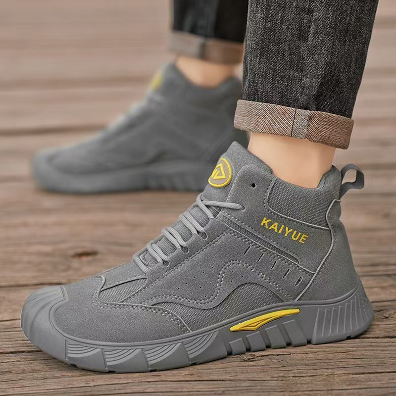 Bottes outdoor antidérapantes à lacets pour hommes detail 5