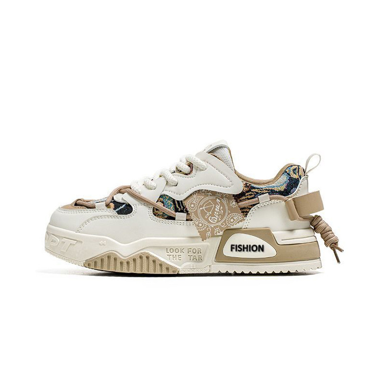 Unisex Chunky Plateau-Sneaker mit Schnürung – Freizeitschuhe 6