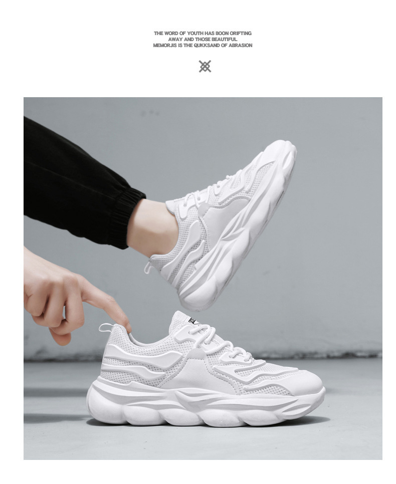 Men's Breathable Cushioned Platform Casual Shoes detail 12