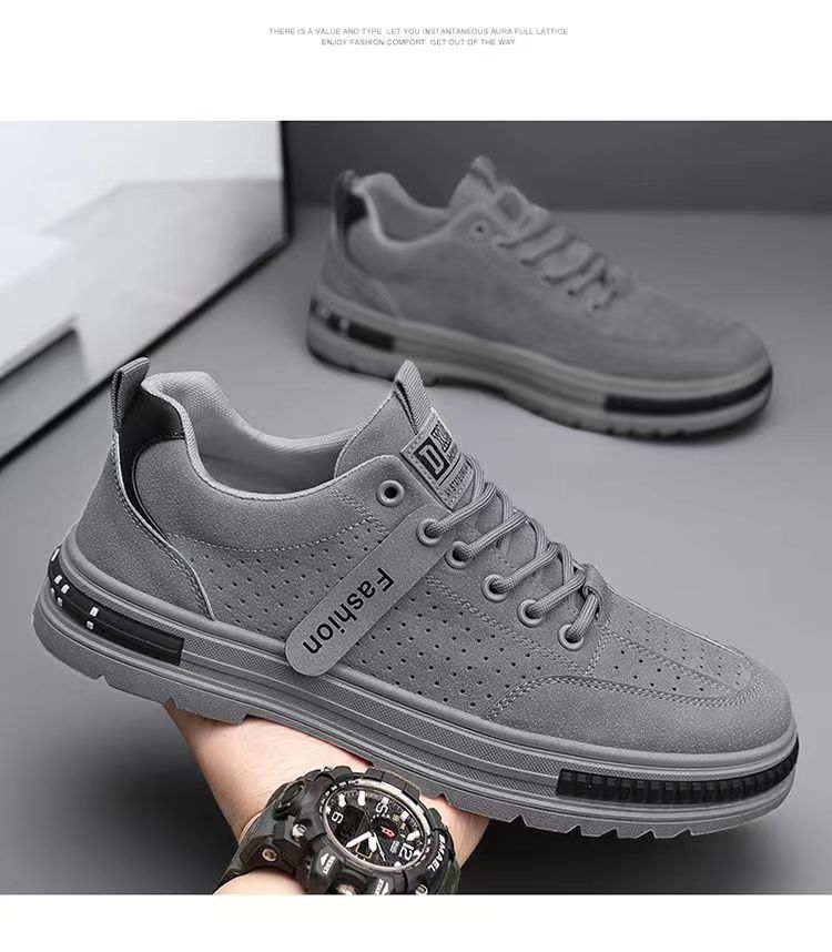 Atmungsaktive Herren-Freizeitschuhe zum Schnüren detail 12