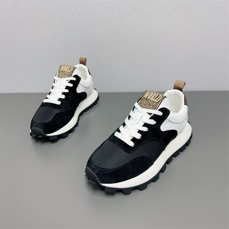 Zapatillas de deporte casuales unisex con plataforma y cordones retro detail 2