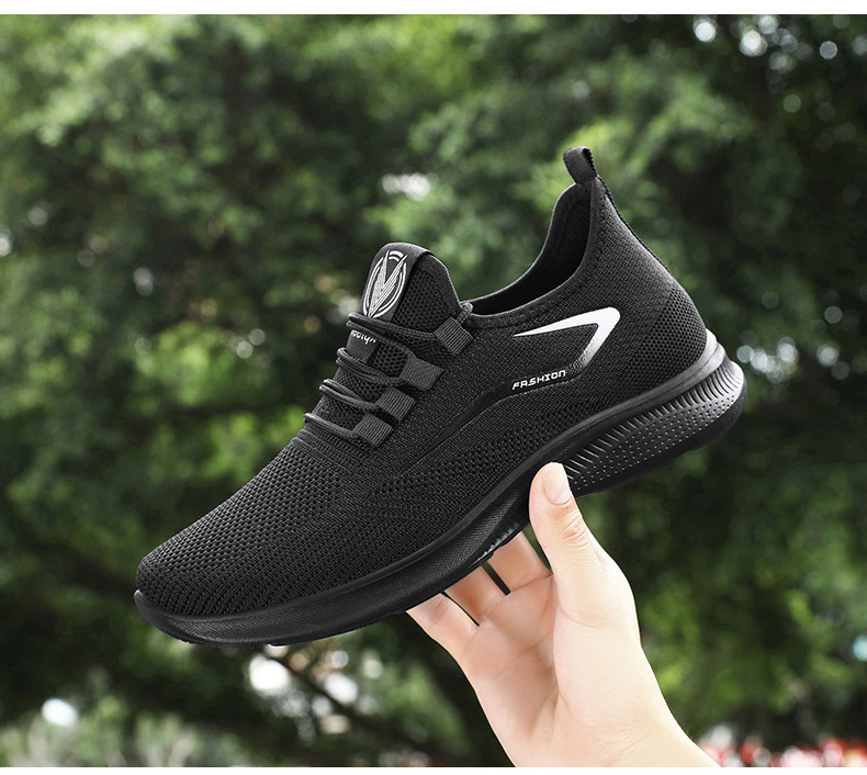 Scarpe da corsa da uomo traspiranti e leggere in mesh detail 1