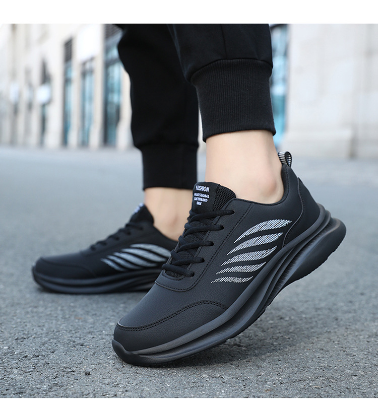 Lichte hardloopschoenen voor heren met veters en demping detail 17