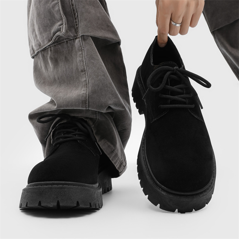 Men's Chunky Platform Lace-Up Casual Shoes 3