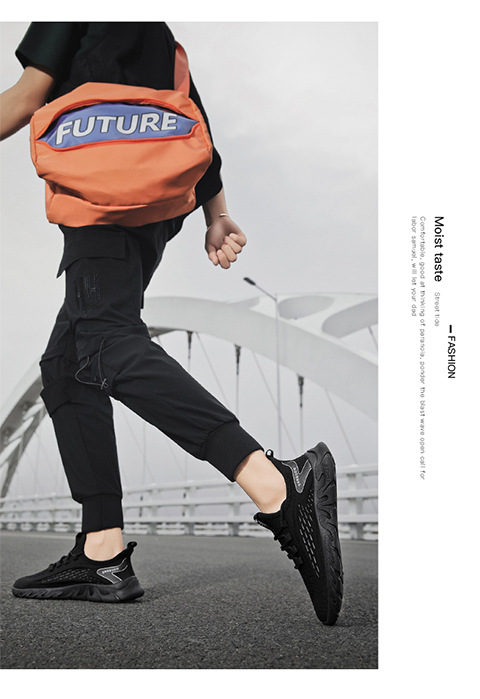 Scarpe da corsa leggere e traspiranti in mesh da uomo con lacci detail 2
