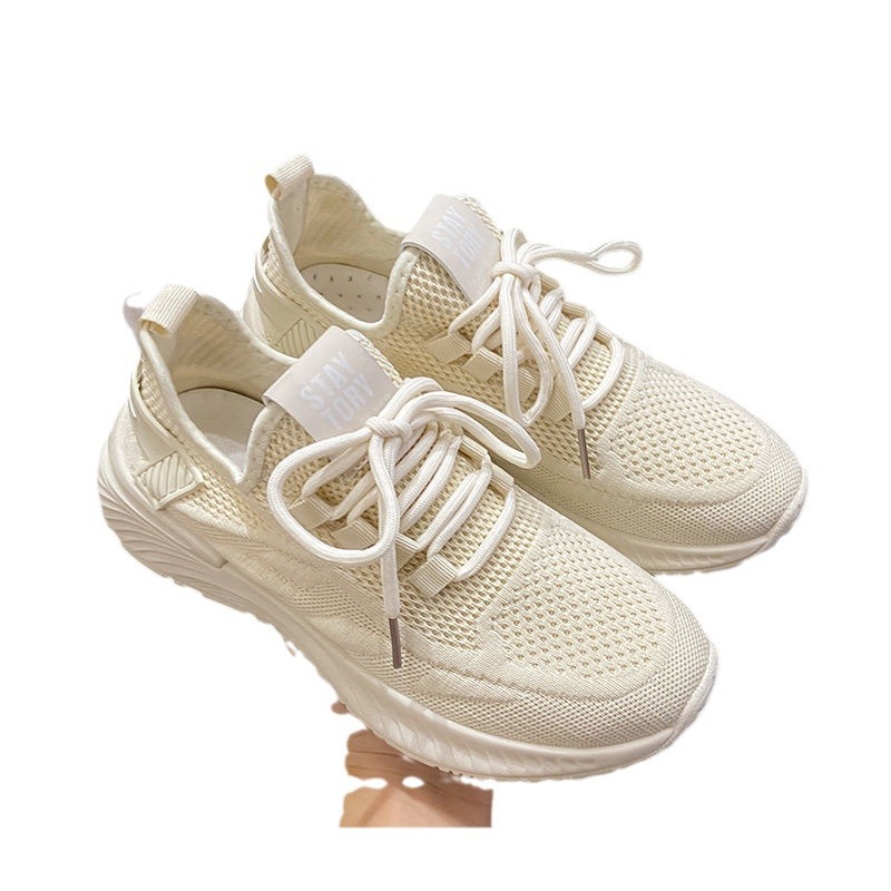Women's Breathable Mesh Lace-Up Casual Sneakers 6