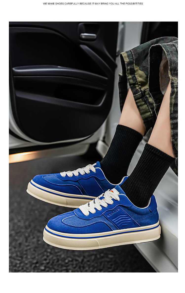 Herren Freizeitschuhe mit Schnürung, Colorblocking & Plateau detail 14