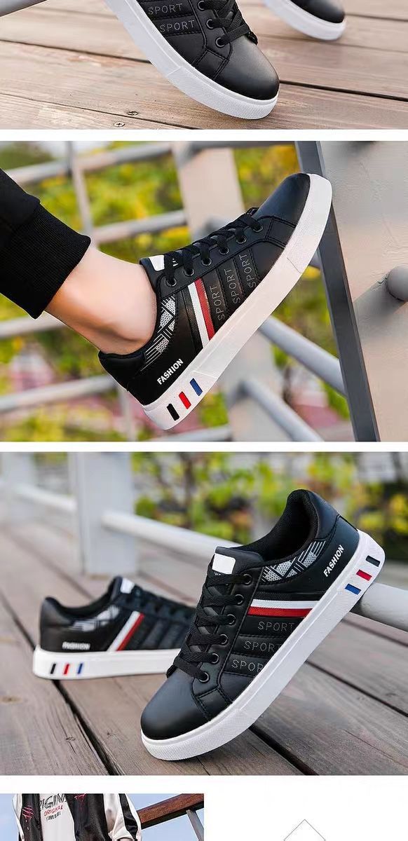 Atmungsaktive Low-Top-Sneaker für Herren mit Schnürung detail 5