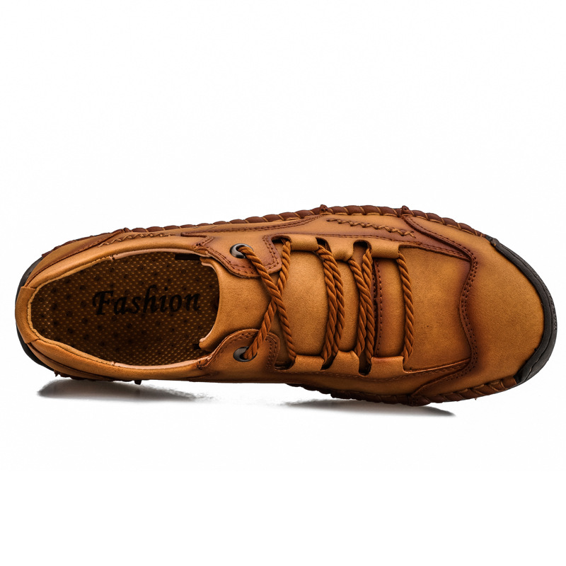 Klassische rutschfeste Herren-Freizeitschuhe mit Schnürung 5