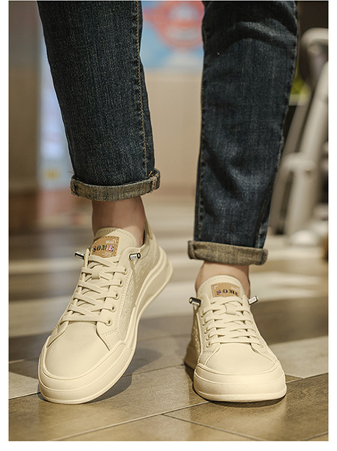 Men's Lace-Up Non-Slip Low-Top Casual Shoes detail 2