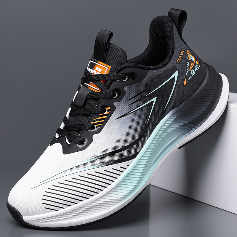 Men's Breathable Cushioned Platform Running Shoes