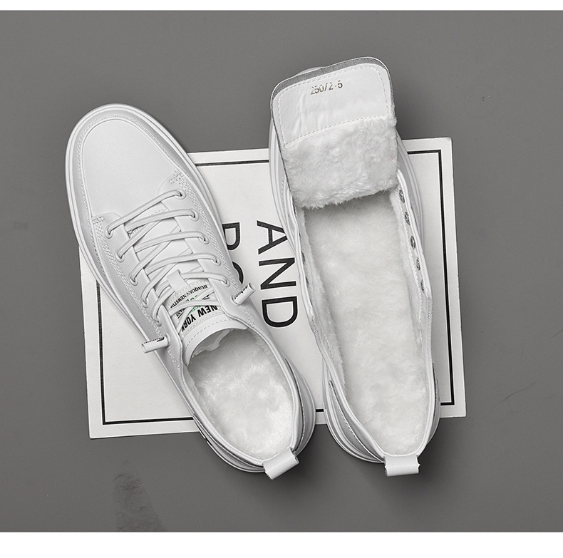 Men's Breathable Leather Lace-Up Casual Shoes detail 15