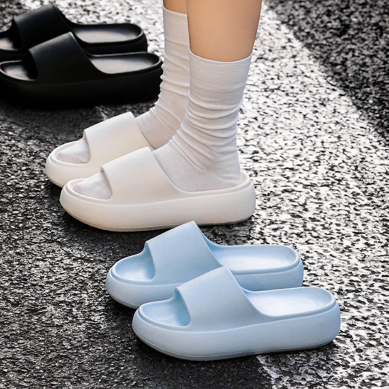 Unisex Thick Platform EVA Cushioned Open-Toe Slippers 5