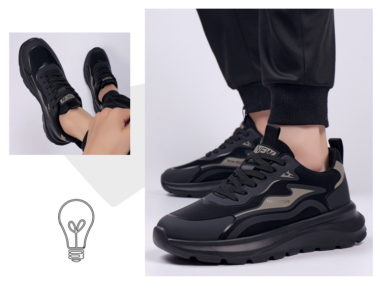 Scarpe sportive da uomo traspiranti e ammortizzate con lacci detail 10