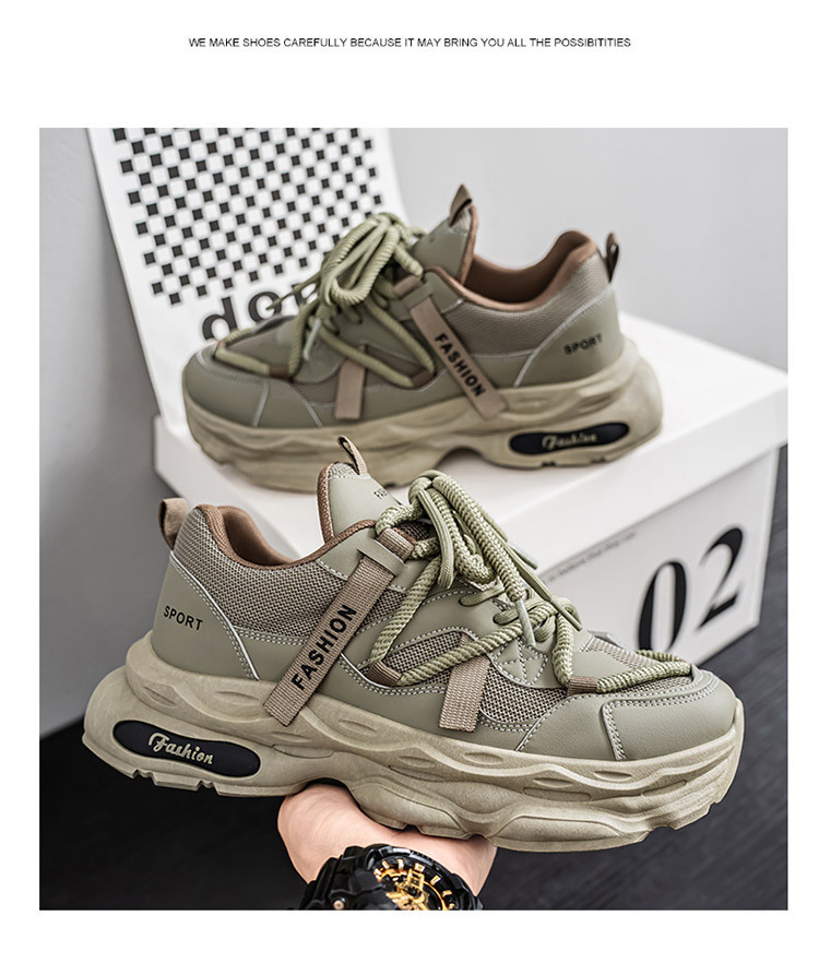 Zapatillas de deporte chunky con plataforma para hombre detail 8