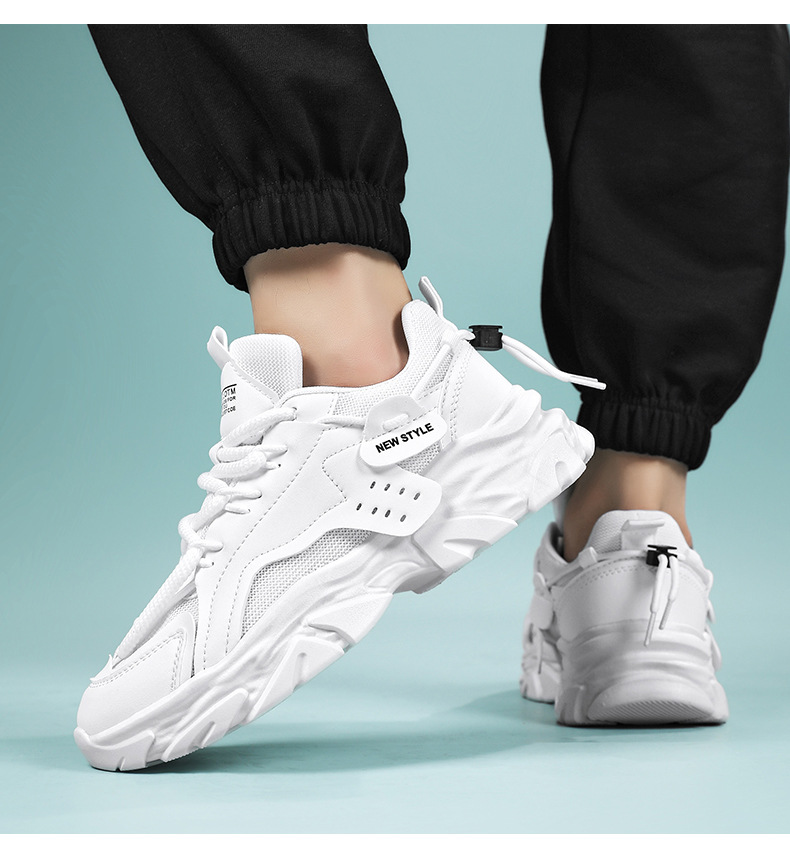 Baskets casual respirantes pour homme avec semelle plateforme detail 6