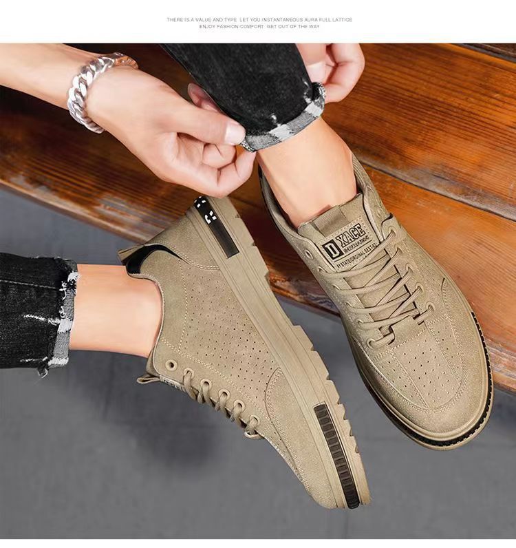Atmungsaktive Herren-Freizeitschuhe zum Schnüren detail 6
