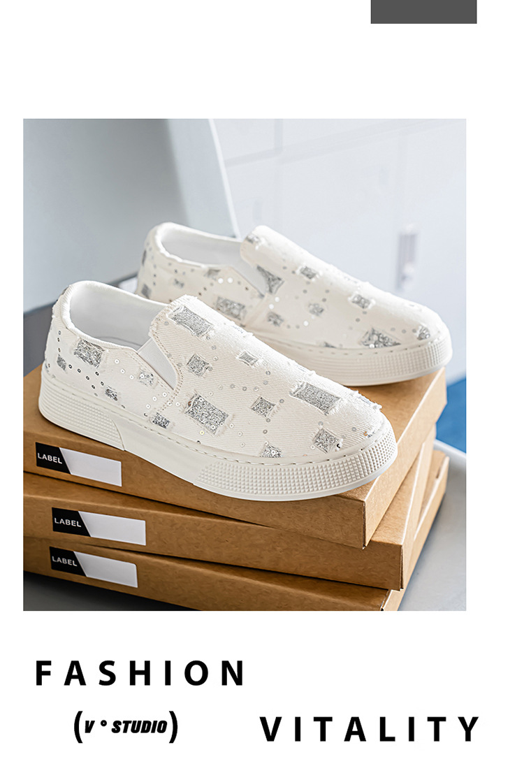 Atmungsaktive Canvas-Slip-On-Freizeitschuhe für Herren detail 2