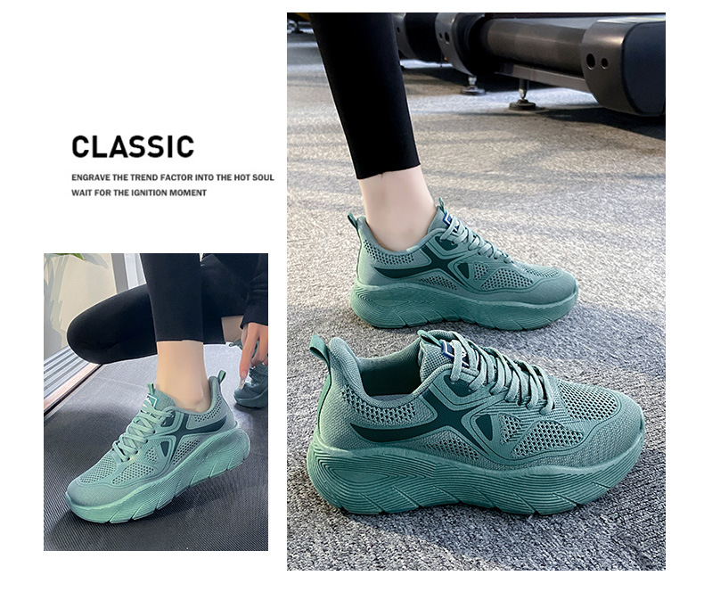 Unisex Breathable Mesh Cushioned Running Shoes detail 12
