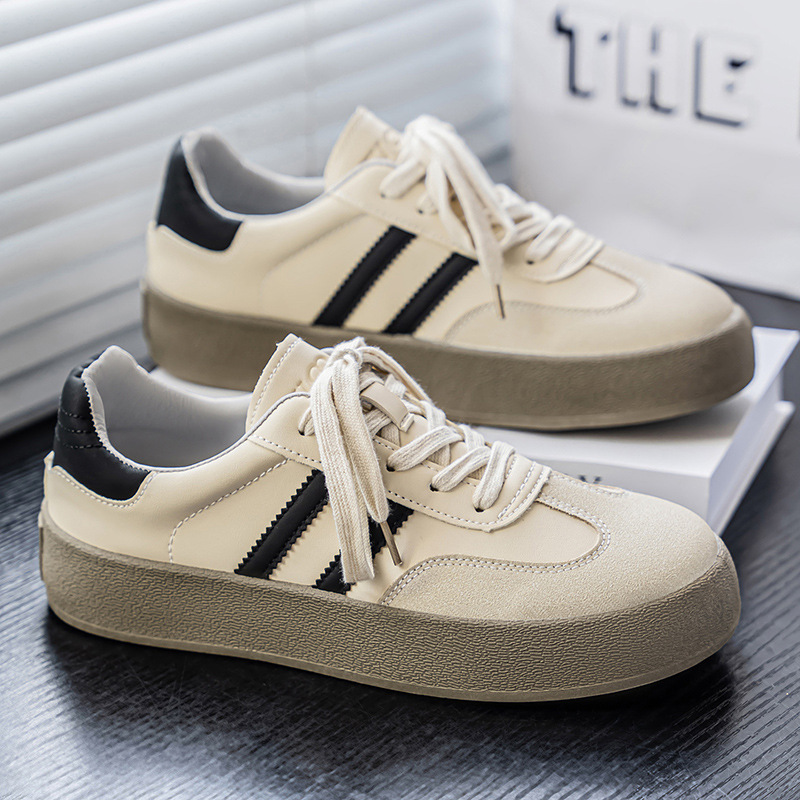 Men's Retro Colorblock Platform Skate Shoes 2