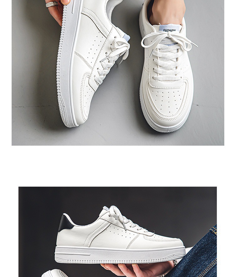 Scarpe casual da uomo stringate e traspiranti in ecopelle PU detail 14