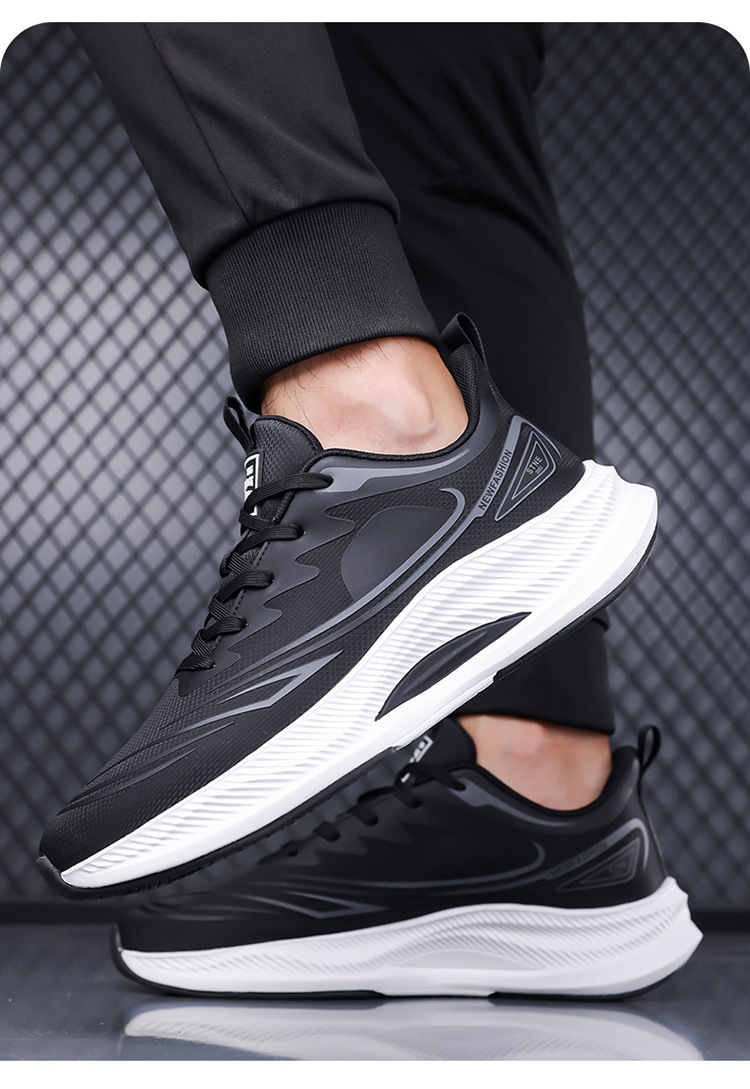 Atmungsaktive gedämpfte Herren-Laufschuhe detail 9