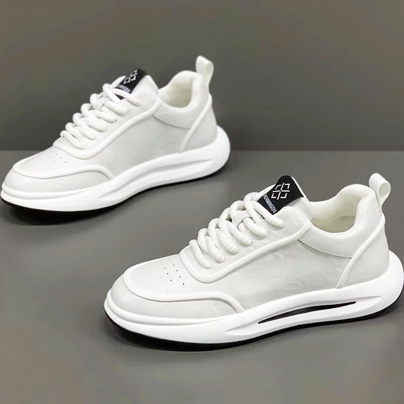 Men's Cushioned Platform Lace-Up Casual Shoes detail 4