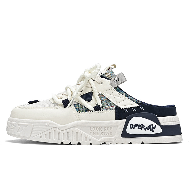 Chaussures casual sans lacets respirantes pour homme au design colorblock 6