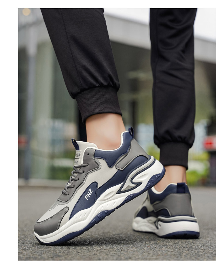 Zapatillas de deporte con plataforma acolchada para hombre color block detail 4