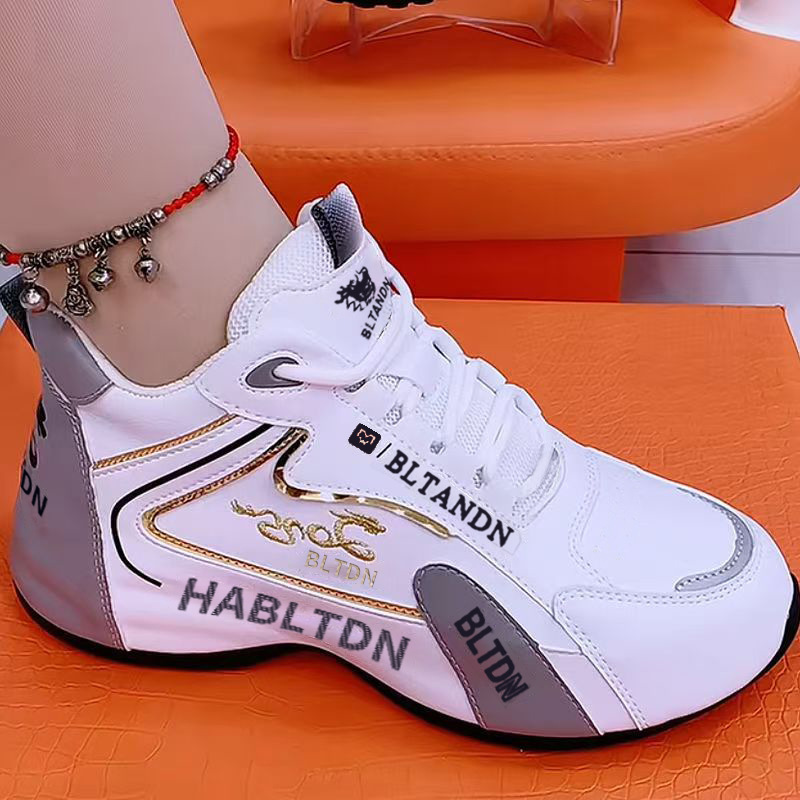 Women's Colorblock Lace-Up Lightweight Casual Shoes detail 6