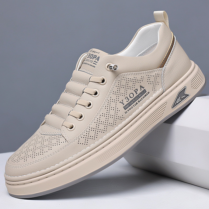 Atmungsaktive Herren-Freizeitschuhe mit Perforation & Schnürung 3