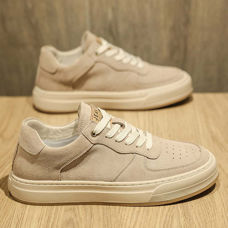 Men's Suede Breathable Lace-Up Casual Shoes