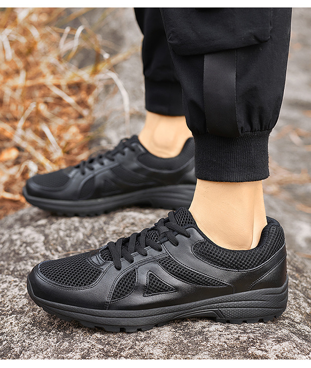 Atmungsaktive, rutschfeste Herren-Sportschuhe zum Schnüren detail 7