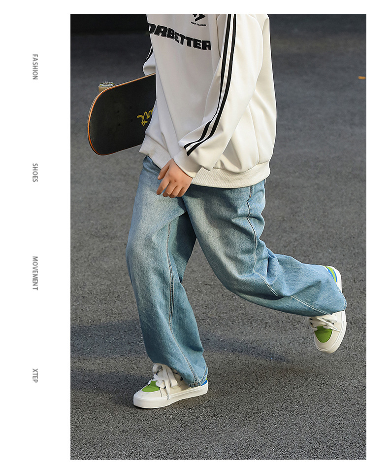 Unisex Colorblock Platform Lace-Up Skate Shoes detail 4