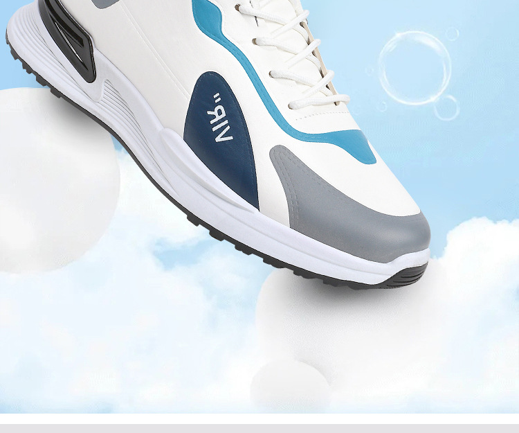 Men's Colorblock Cushioned Lace-Up Casual Sneakers detail 1