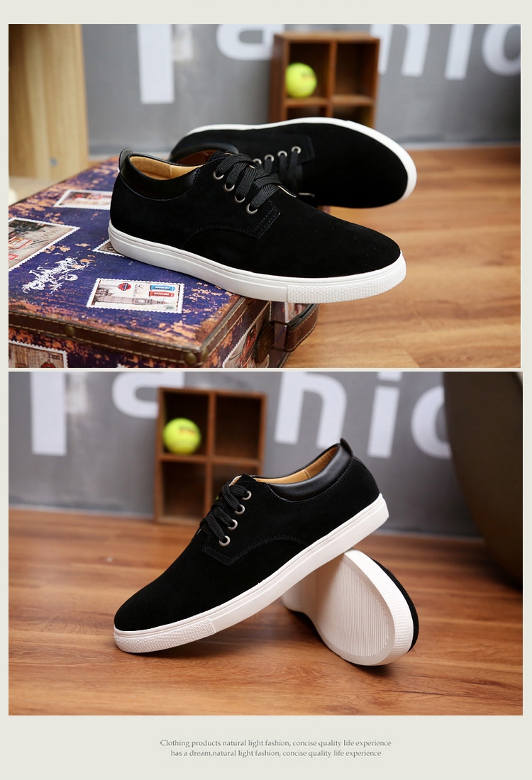 Rauleder-Schnürschuhe für Herren – Rutschfeste Freizeitschuhe detail 14