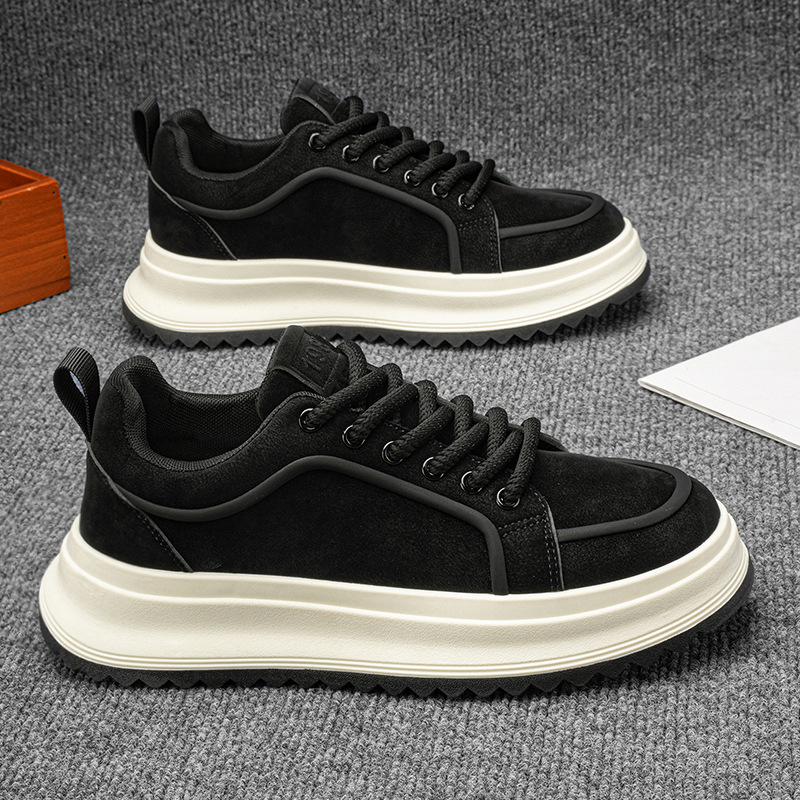 Men's Platform Lace-Up Casual Shoes detail 3