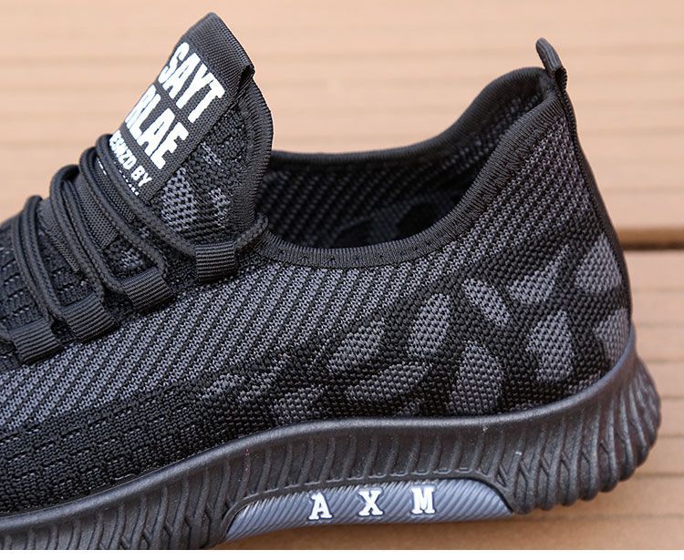 Zapatillas de running para hombre ligeras y transpirables de punto detail 7