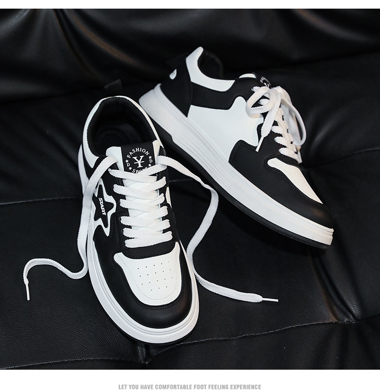 Men's Colorblock Lace-Up Casual Sneakers detail 3