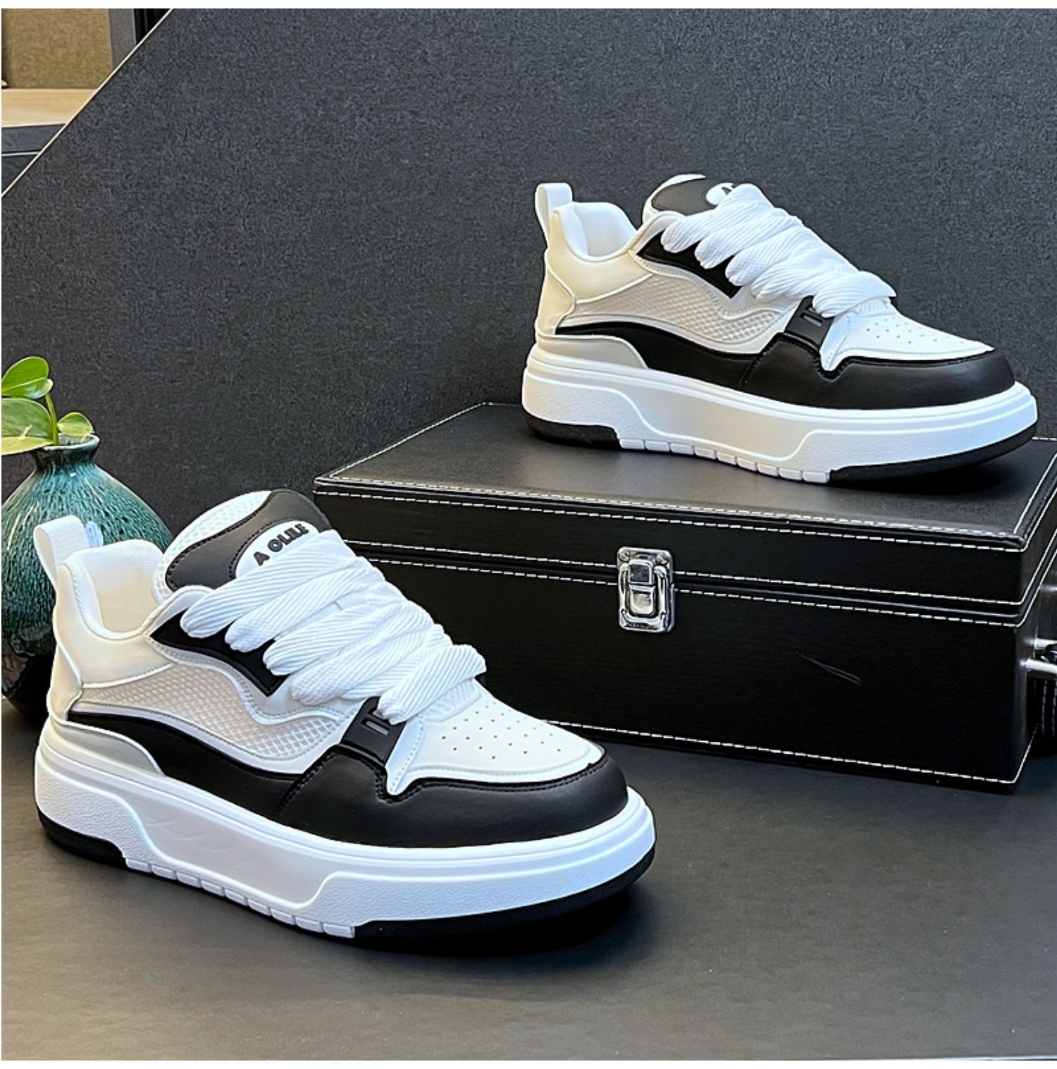 Unisex Breathable Mesh Platform Casual Sneakers detail 13
