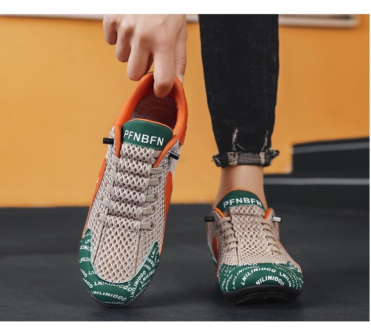 Atmungsaktive, leichte Freizeitschuhe für Herren aus Mesh detail 5