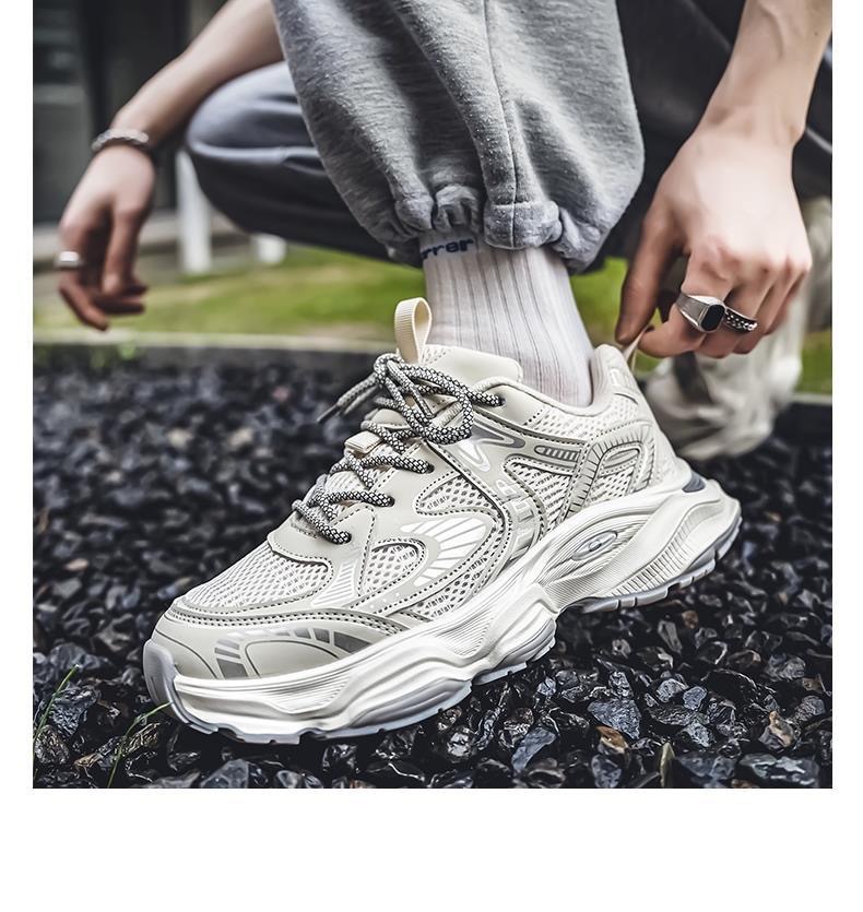 Atmungsaktive Mesh-Plateau-Freizeitschuhe für Herren detail 17